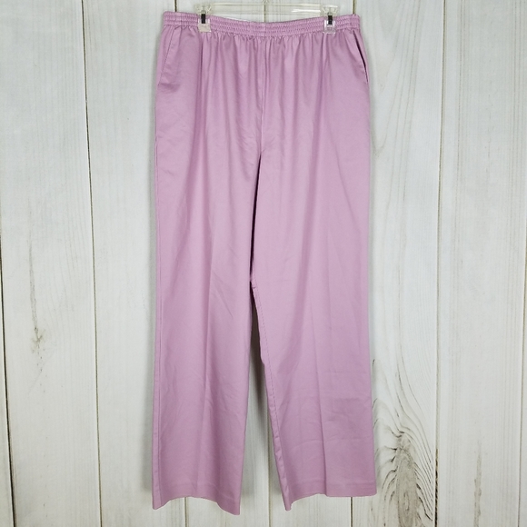Alfred Dunner Lavender Purple Coastal Grandma Pants Size 18 - Picture 1 of 2